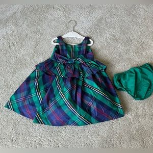 Janie & Jack plaid dress, 18-24 months
